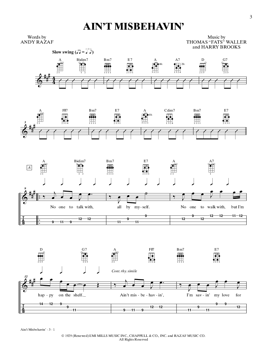 Just for Fun : Swing Jazz Ukulele