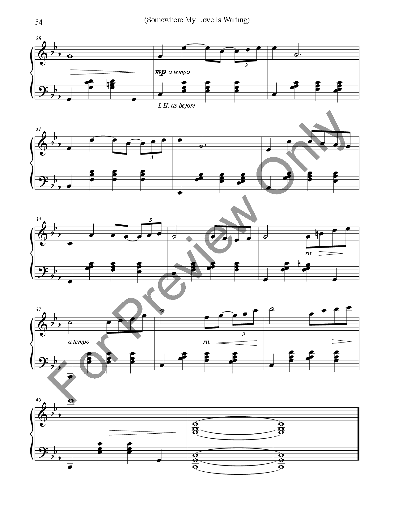 Like a Dream Flying By (Piano Book) P.O.D.