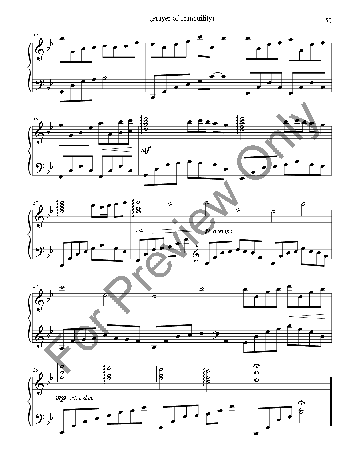 Like a Dream Flying By (Piano Book) P.O.D.