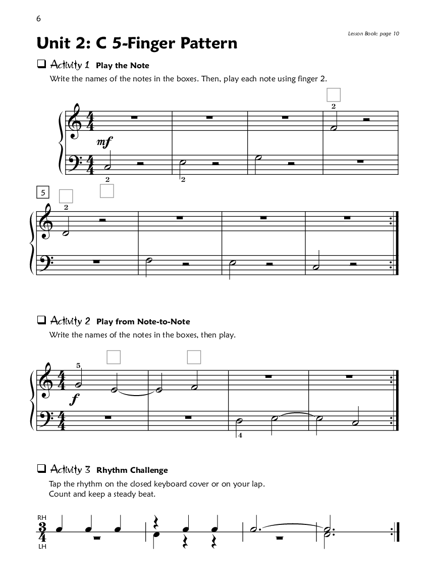 Alfred Premier #1B Sight-Reading