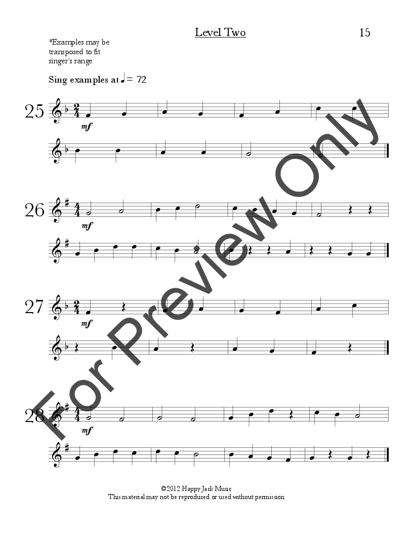 The Sight Reading Book Soprano Voice