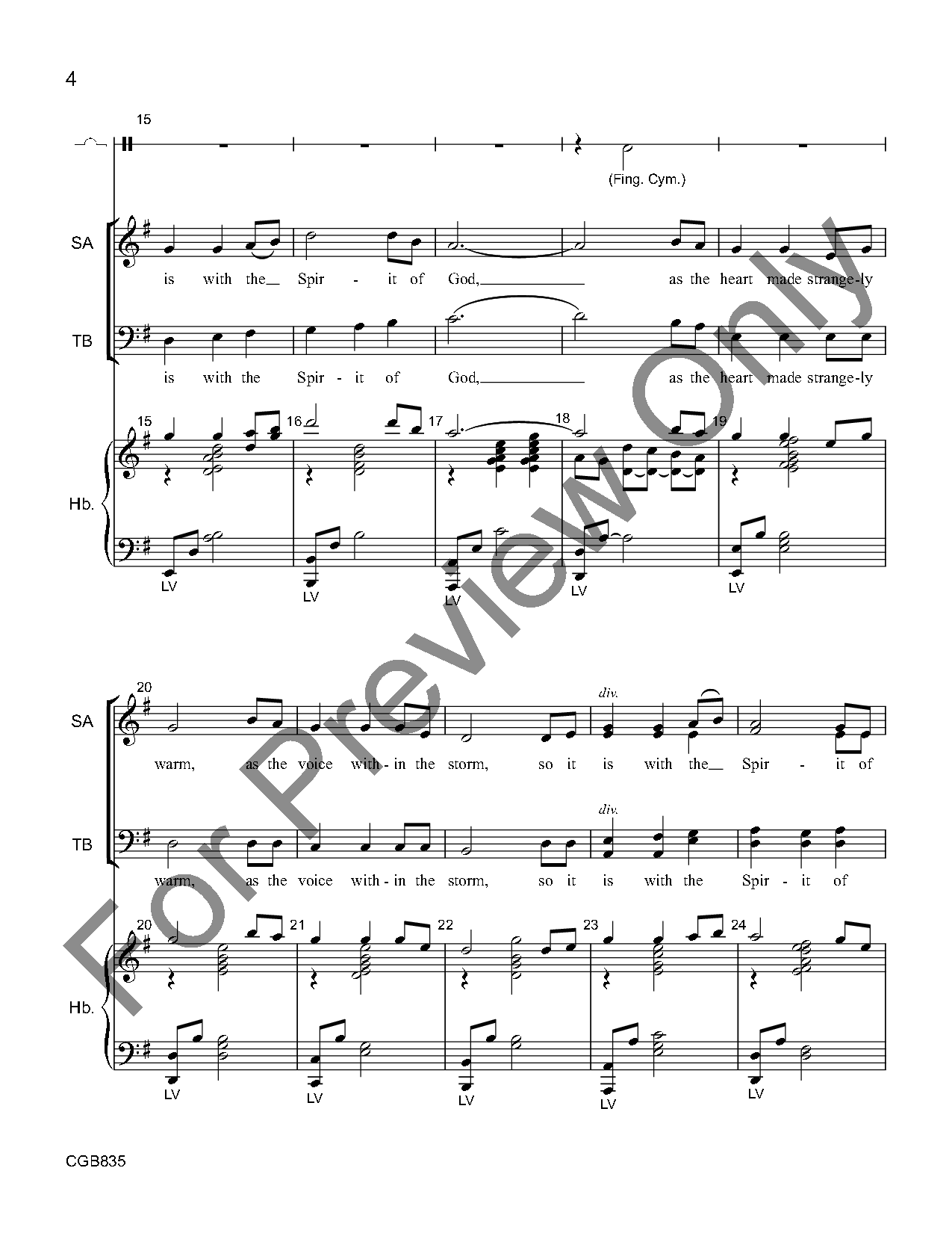 As The Wind Song Flute, Percussion And Full Score