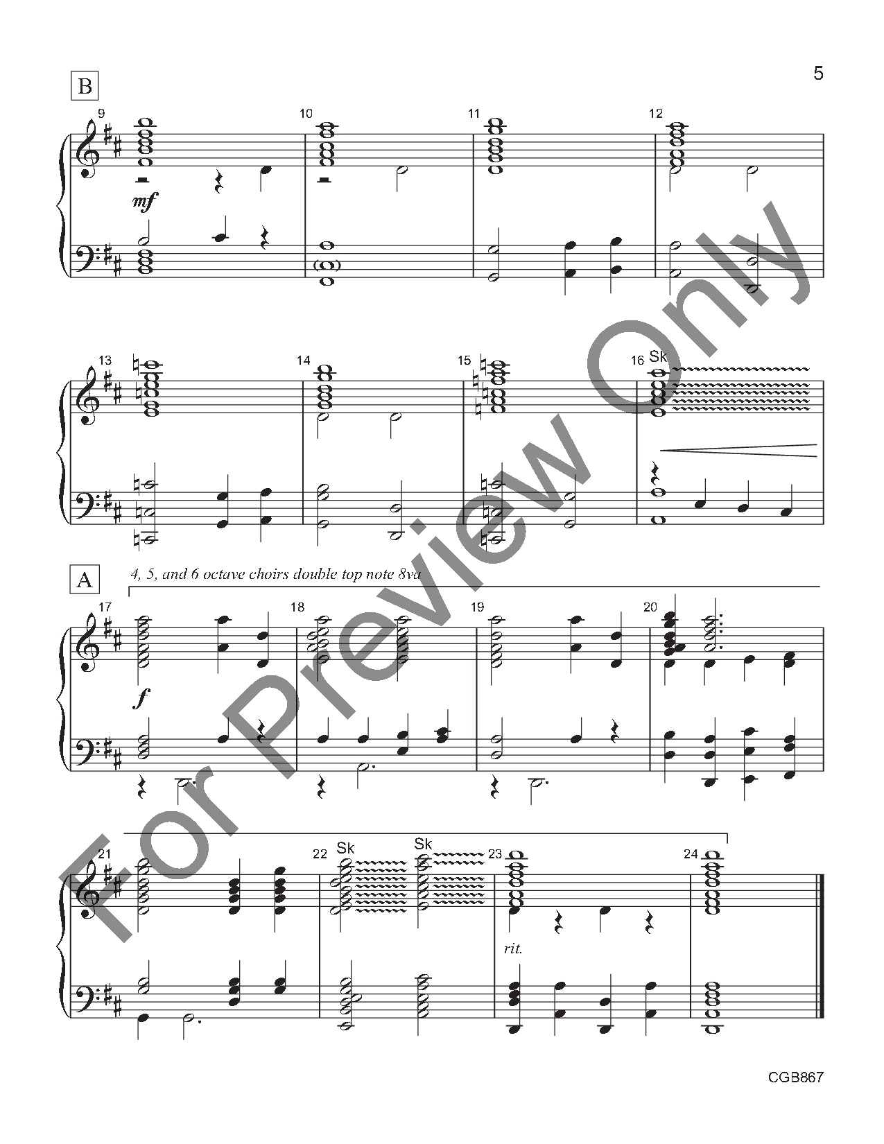 Suite Praise 2-5 Octaves, With Opt. C-Sharp 8, D8