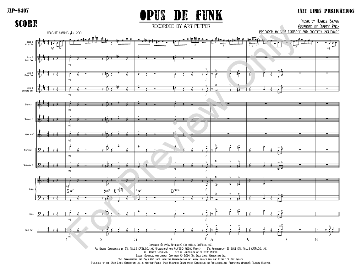 Opus de Funk Small Band