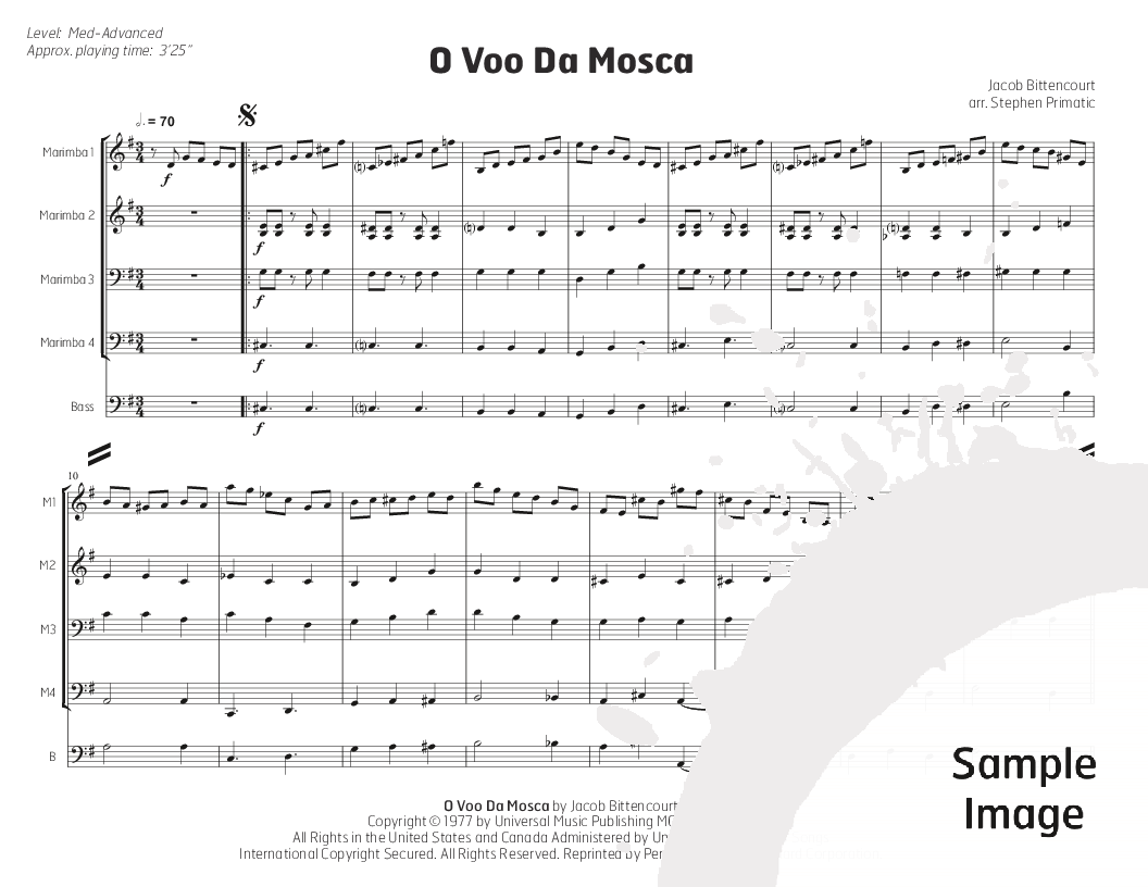 O Voo Da Mosca Marimba Quartet -P.O.P.