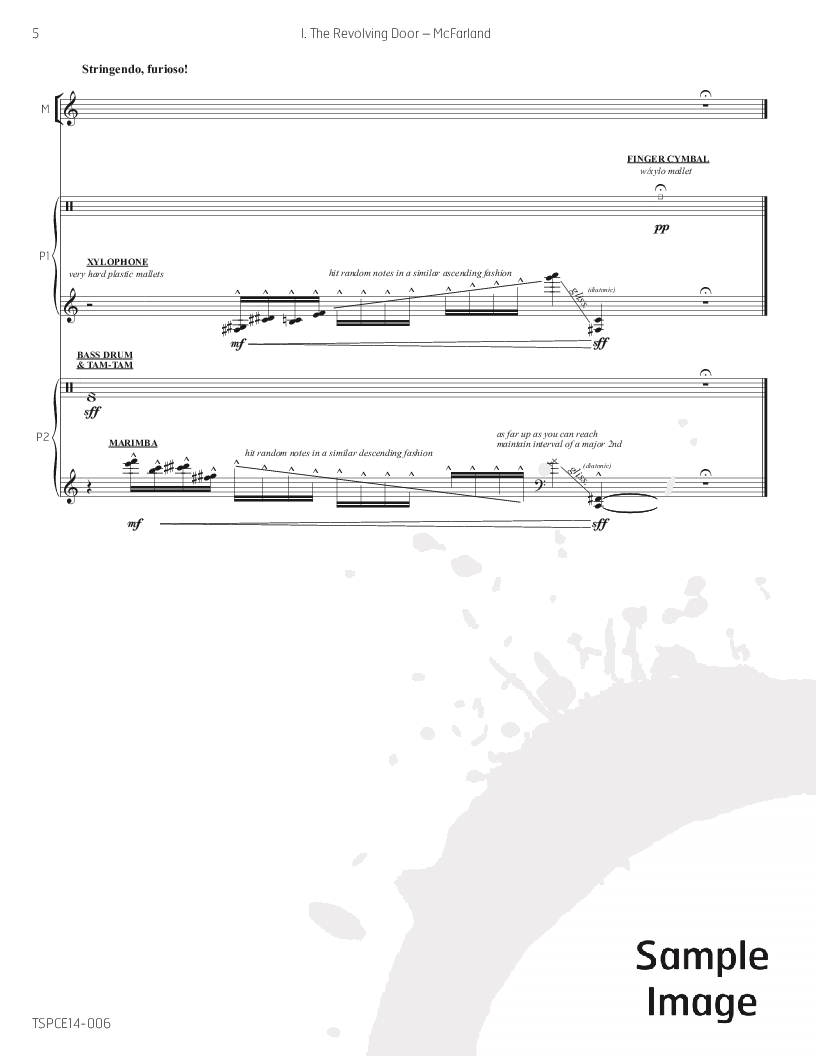 Five Songs in the Age of Stupid Percussion Duet and Mezzo-Soprano, Folio and Parts on