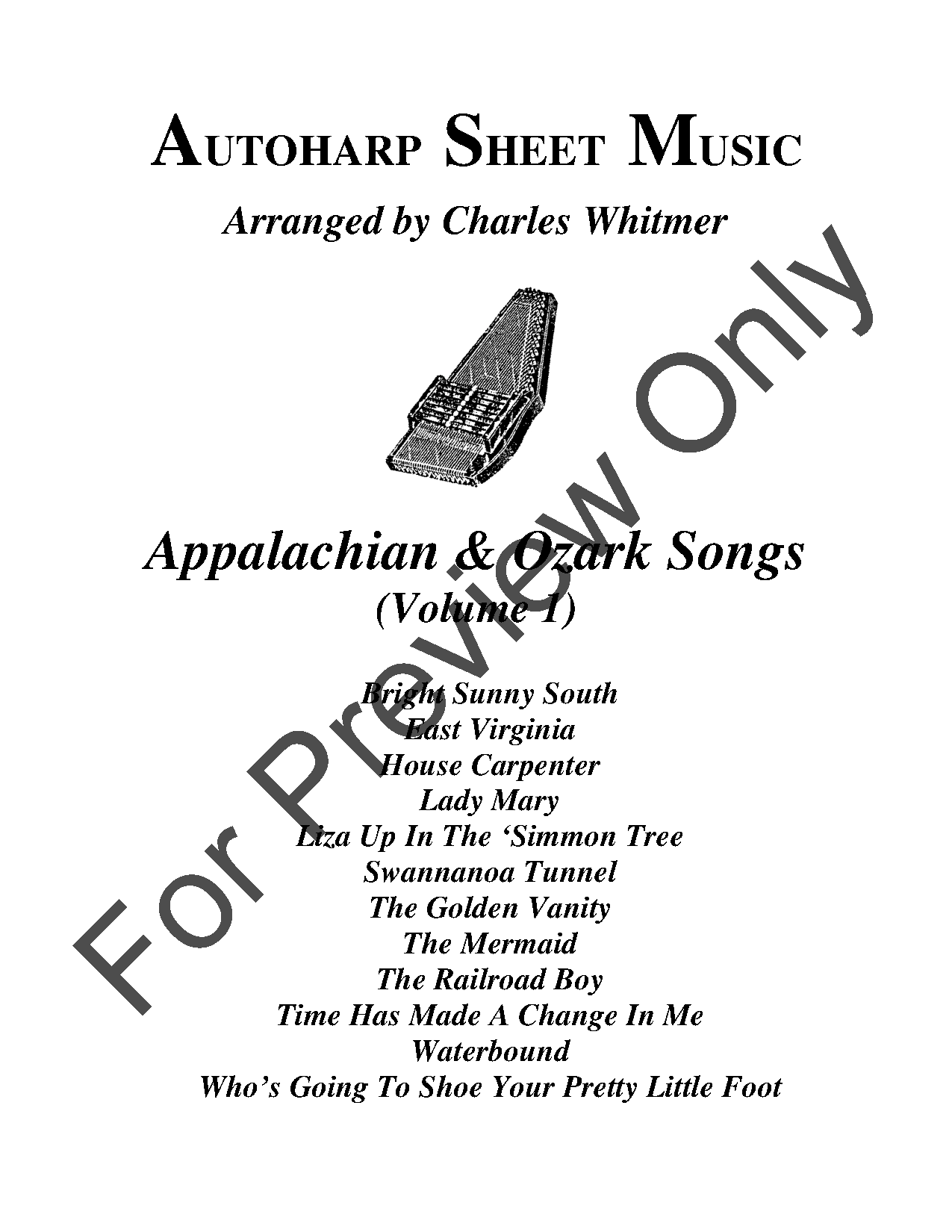 Appalachian & Ozark Songs, Vol. 1 P.O.D.