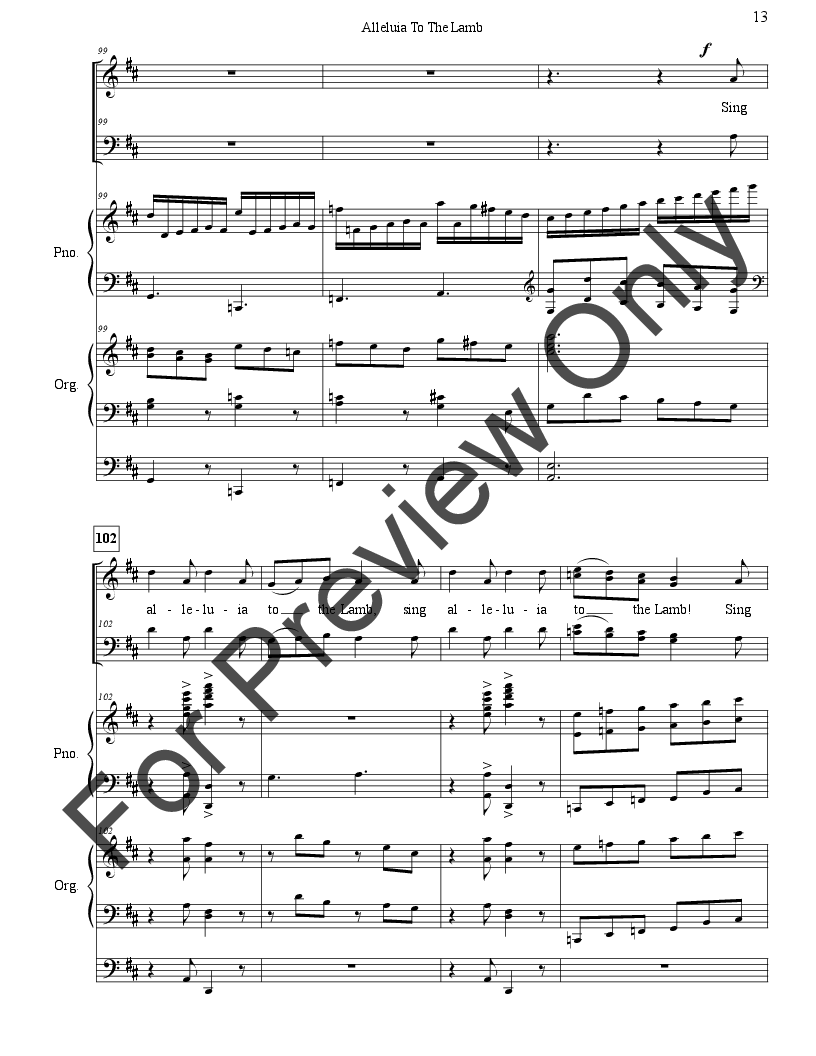 Alleluia No. 1 EPRINT