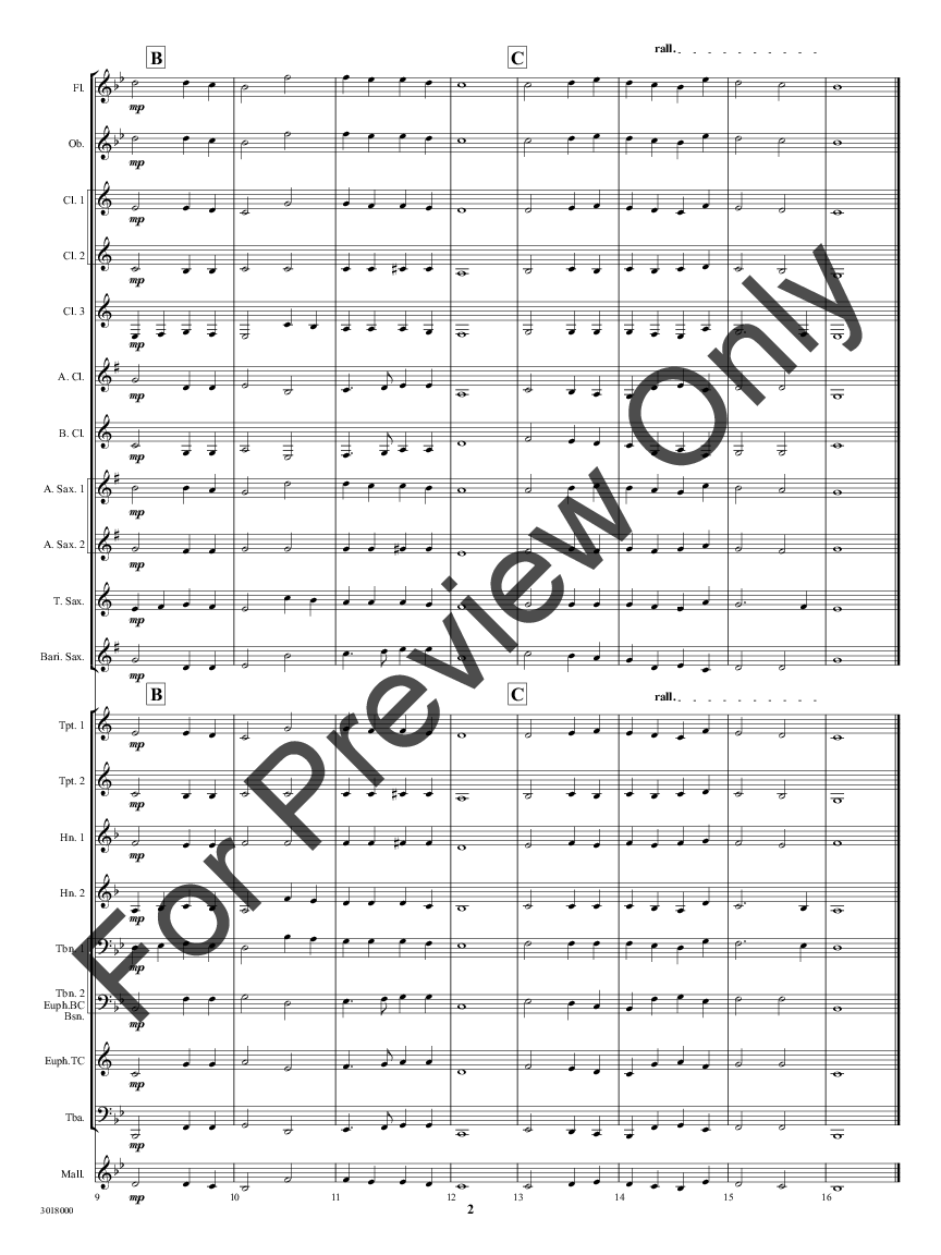 52 Hymns and Chorales for Winds Score