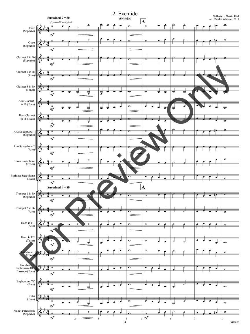 52 Hymns and Chorales for Winds Score