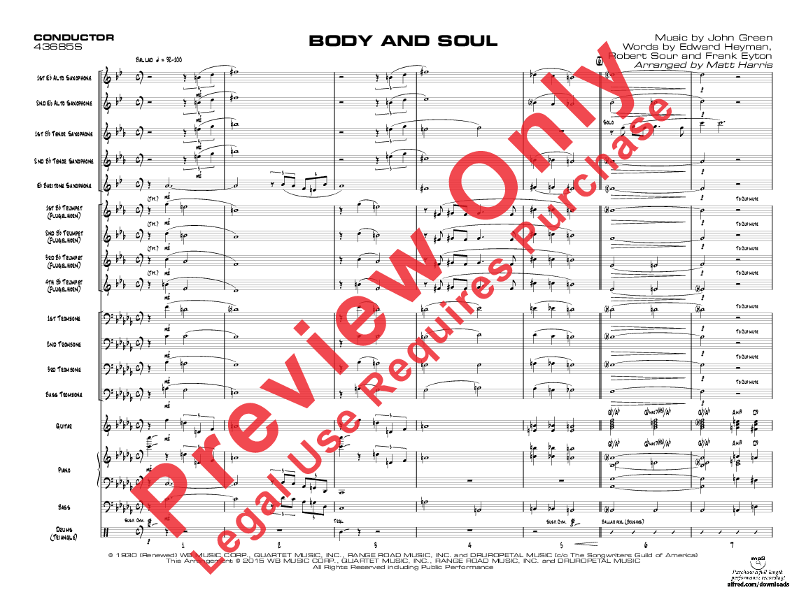 Body and Soul Score