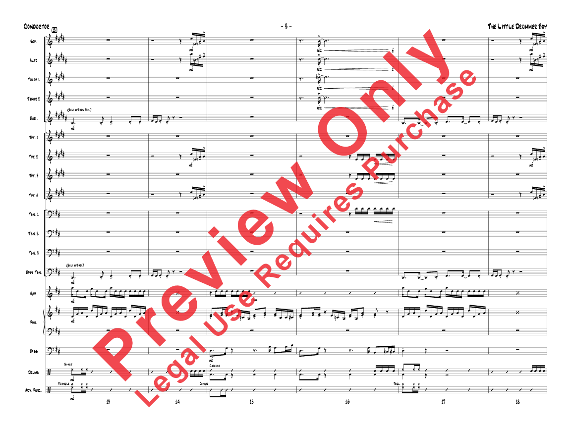 The Little Drummer Boy Score