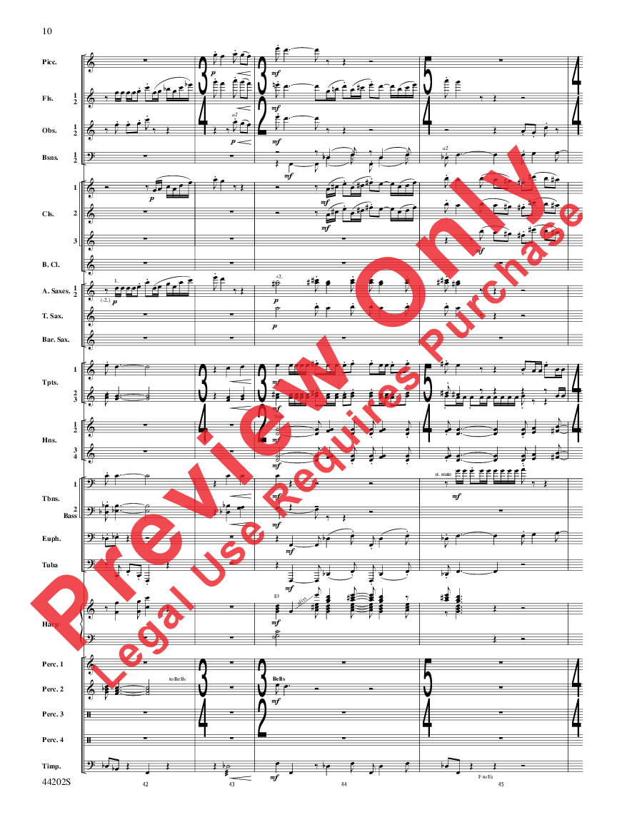 A Celebration Overture Score