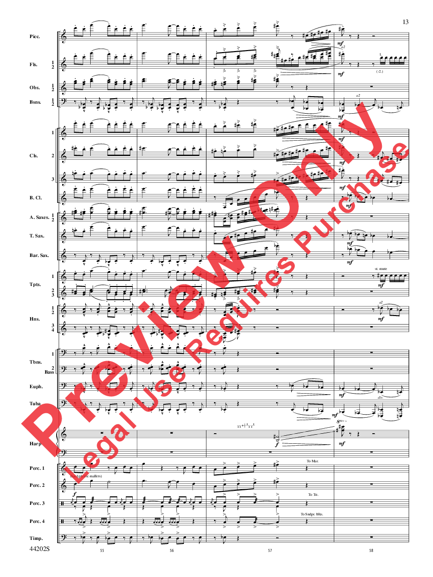 A Celebration Overture Score