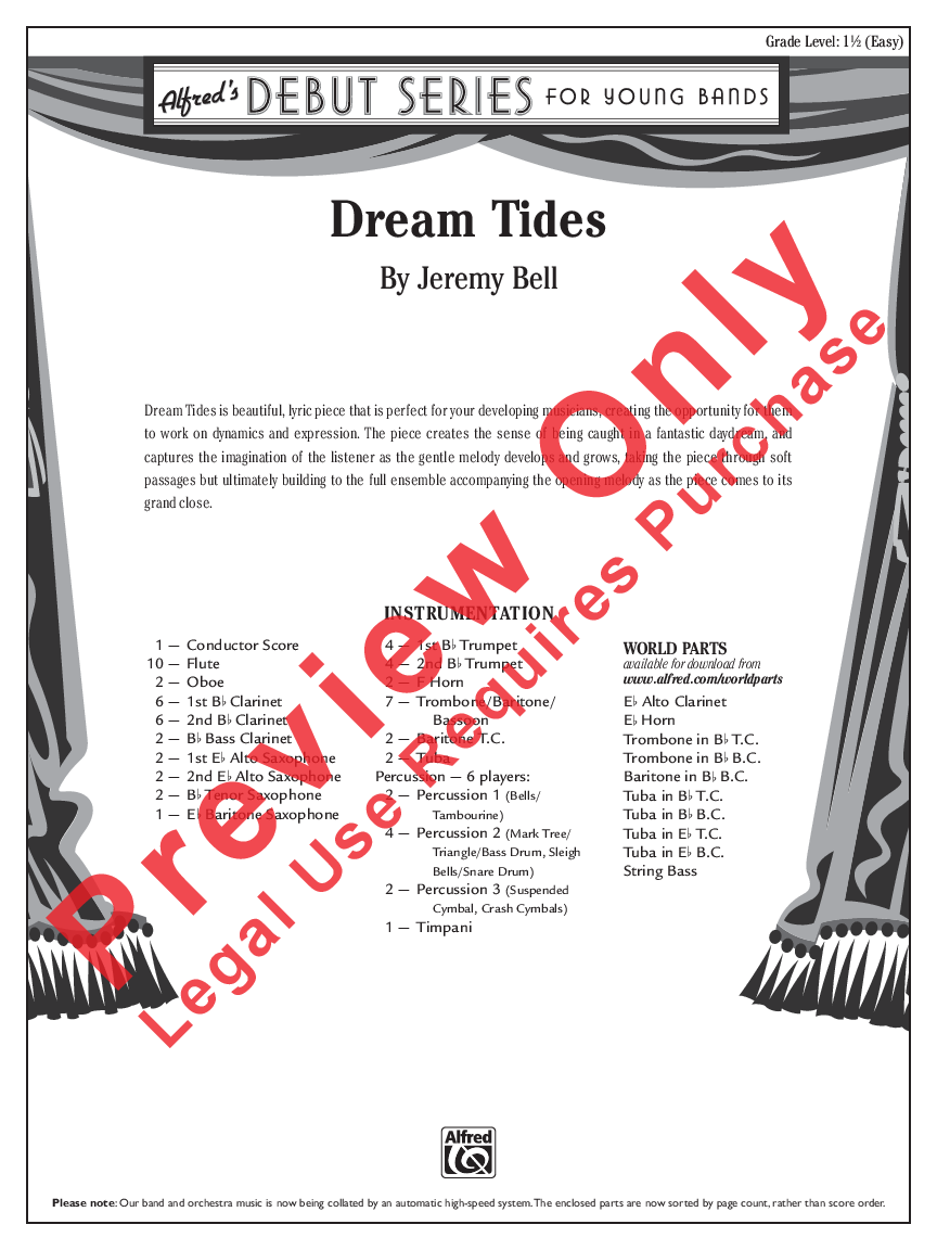 Dream Tides Score