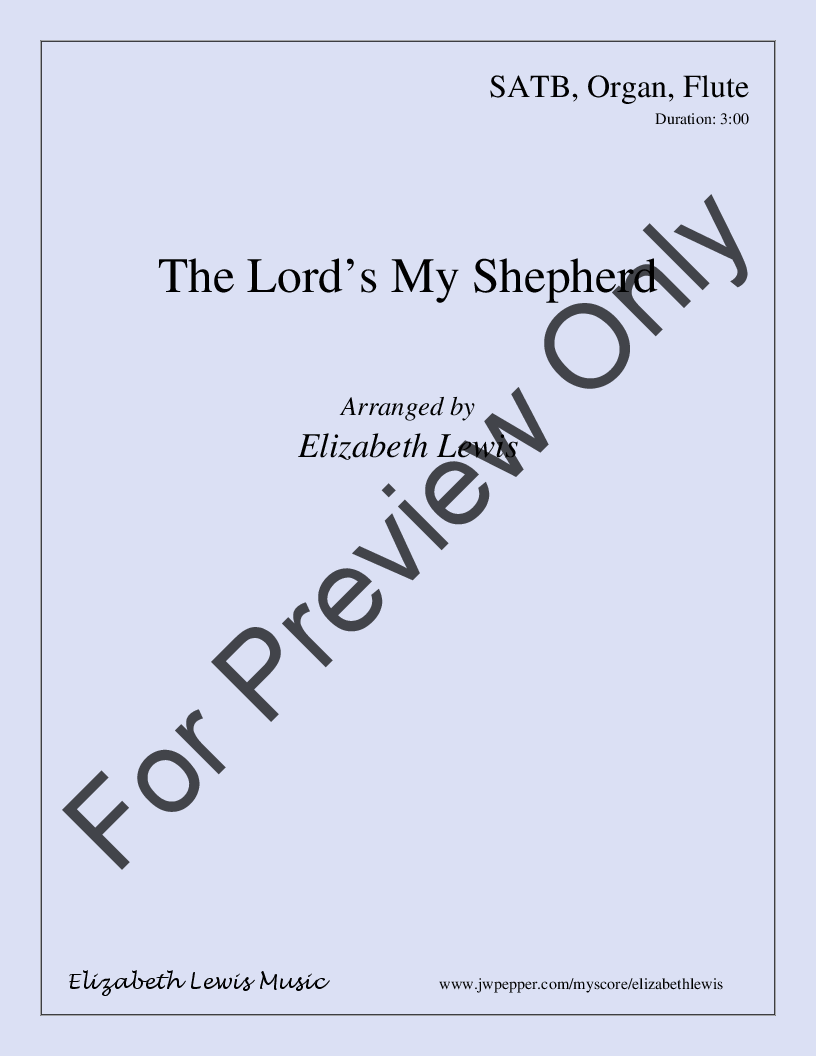 The Lord's My Shepherd P.O.D.