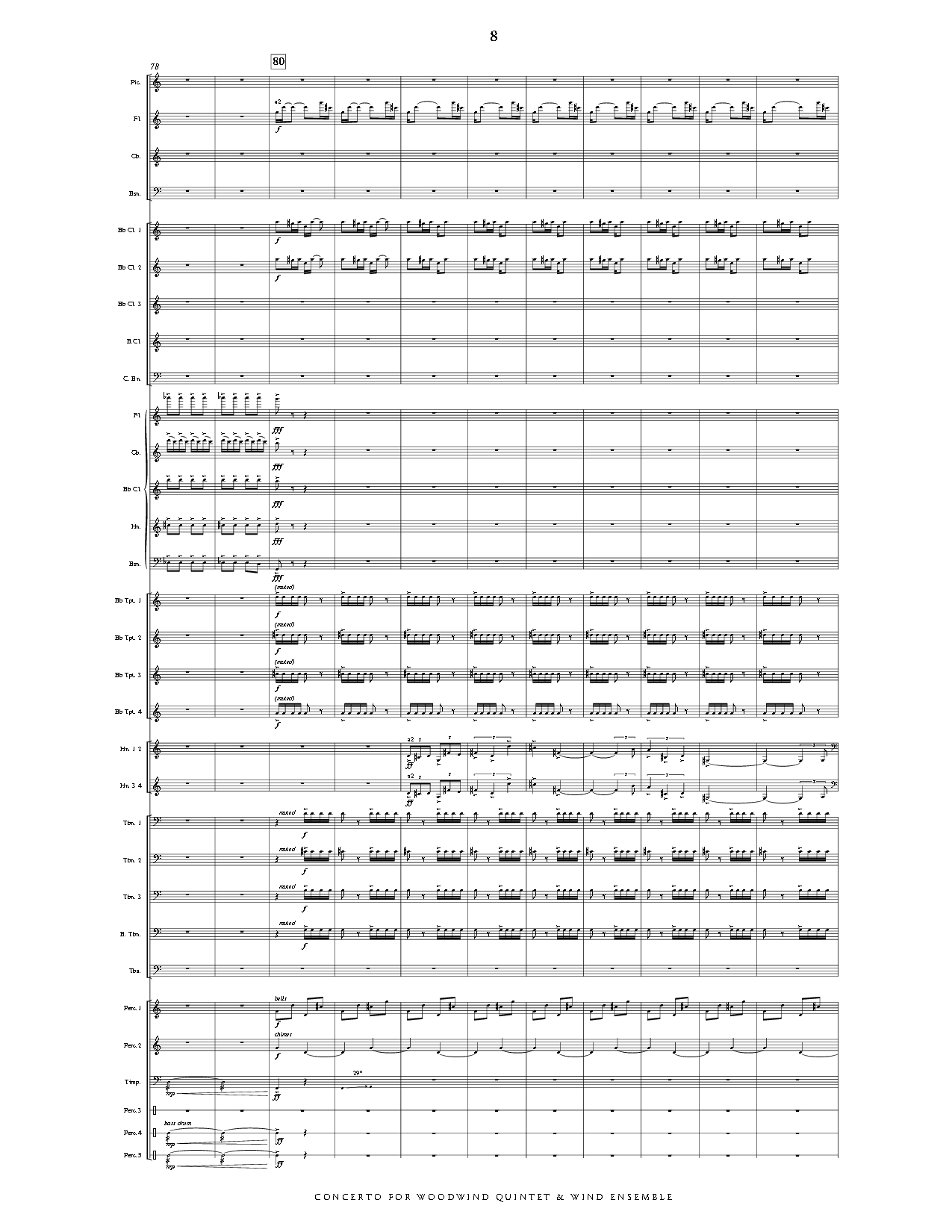 Concerto for Woodwind Quintet and Wind Ensemble