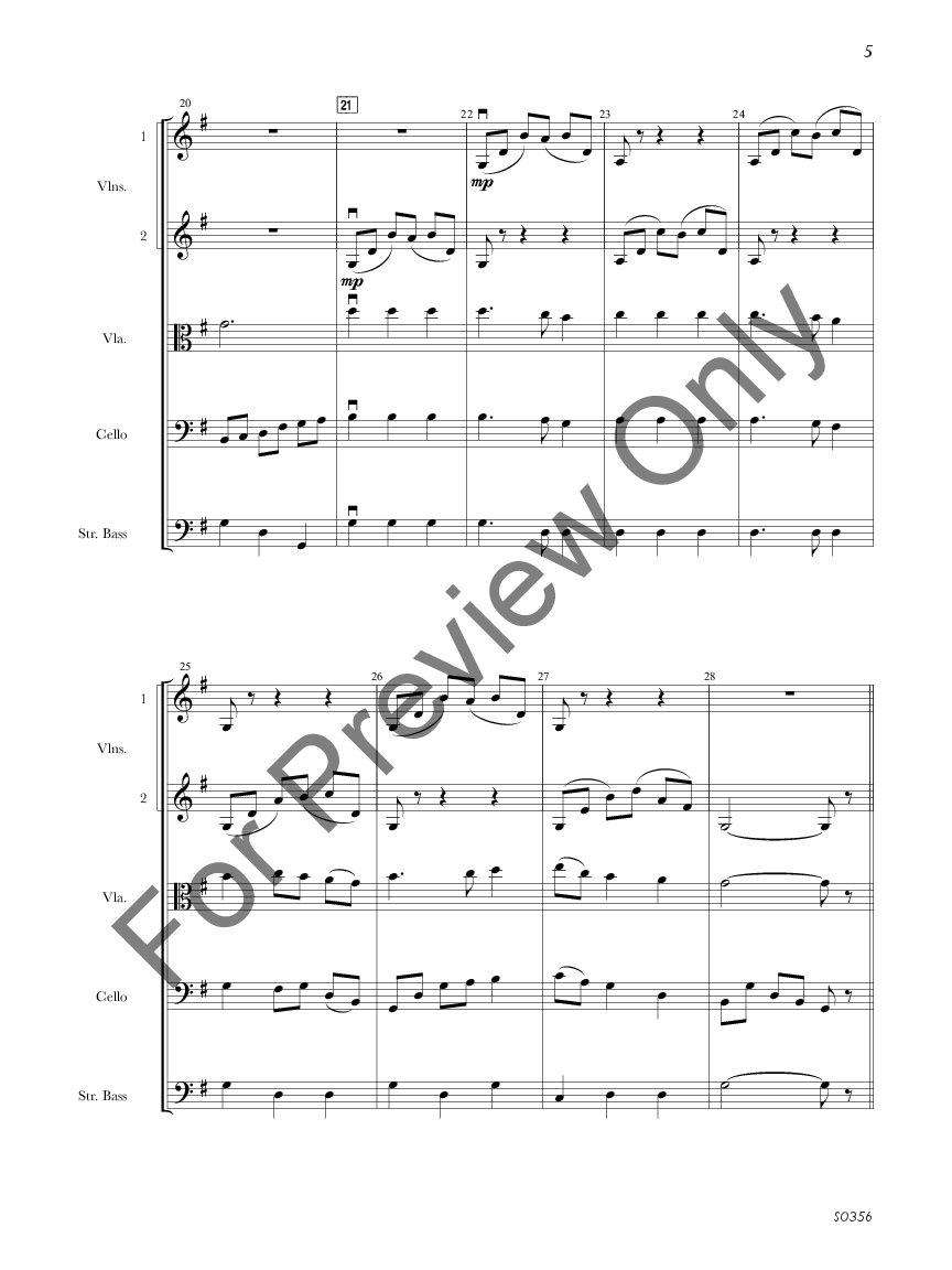 America Variations Score