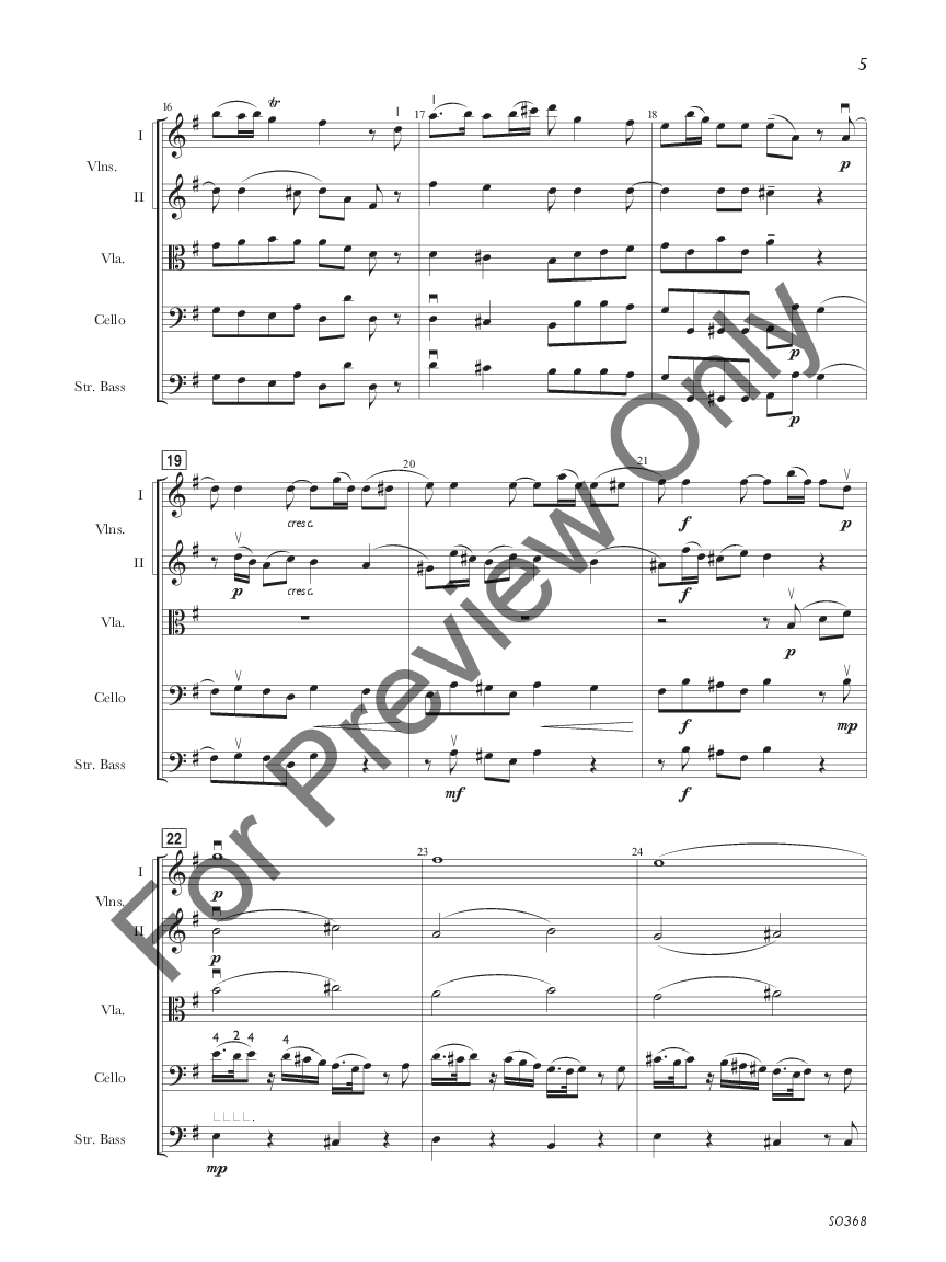 Trio Sonata Score