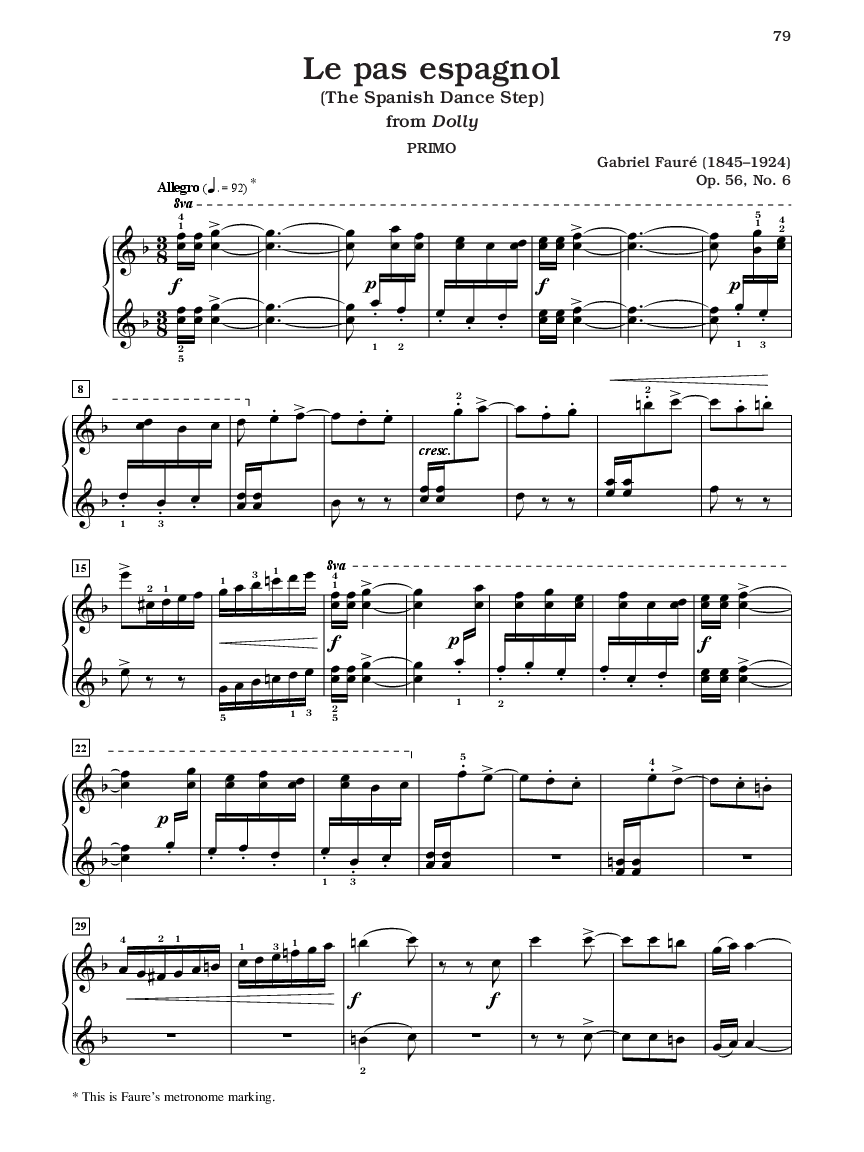 Masterwork Classics Duets #10 1 Piano 4 Hands