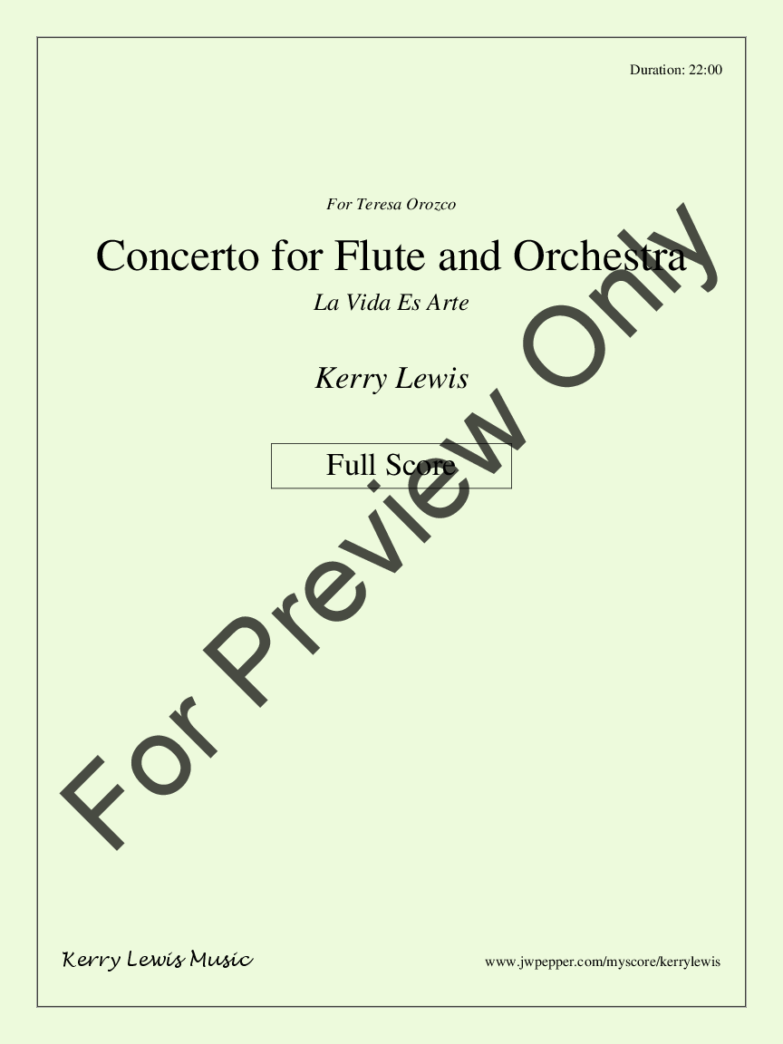 Concerto for Flute and Orchestra P.O.D.