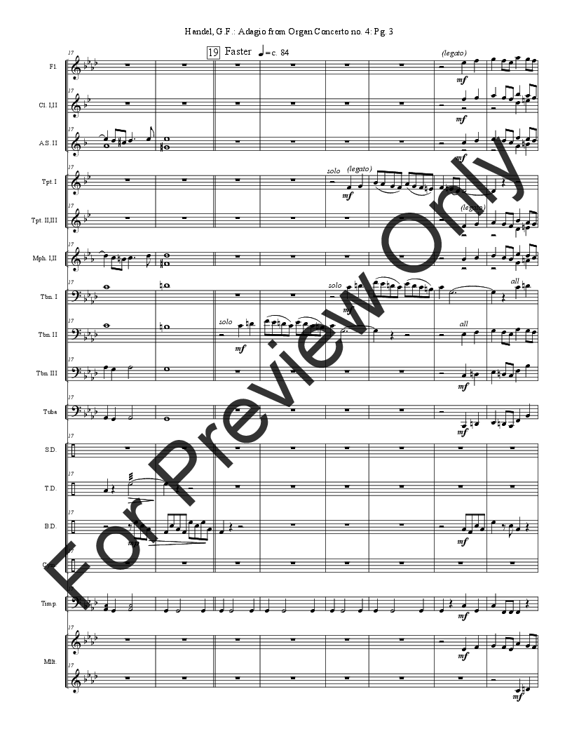 Adagio from Organ Concerto no. 7 P.O.D.