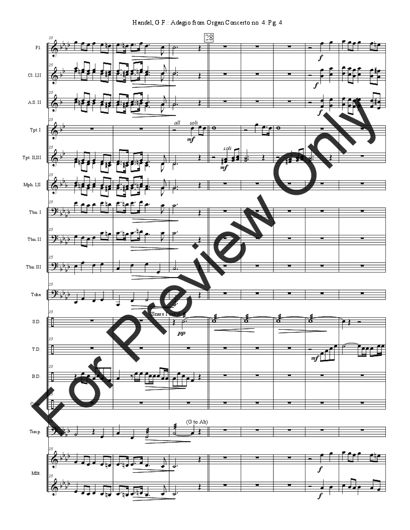 Adagio from Organ Concerto no. 7 P.O.D.