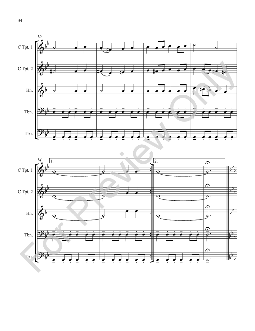 The Big Book of Christmas Carols for Brass Quintet, Vol. 3 P.O.D.