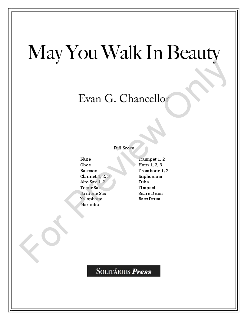 May You Walk In Beauty P.O.D.