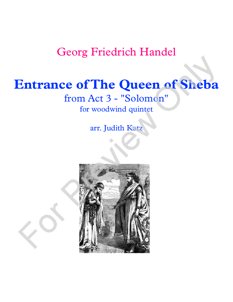 Arrival of The Queen of Sheba P.O.D.