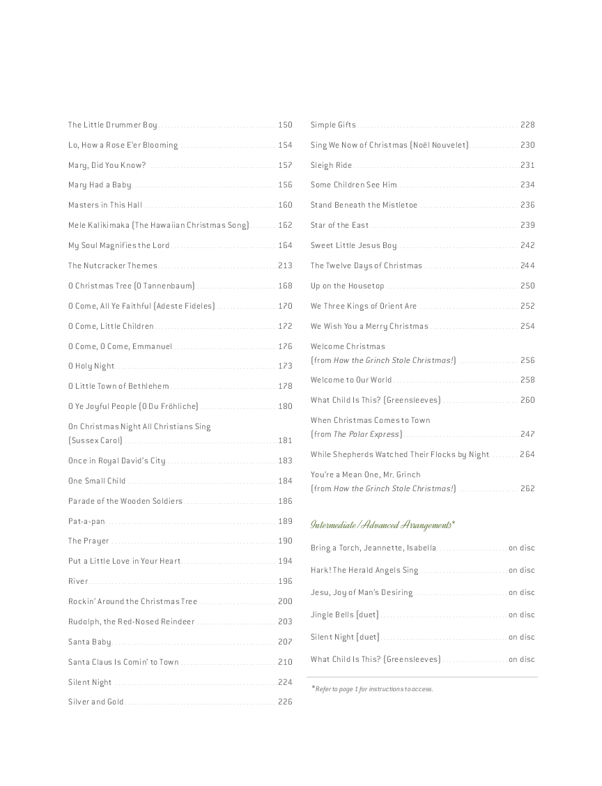 The Christmas Family Songbook