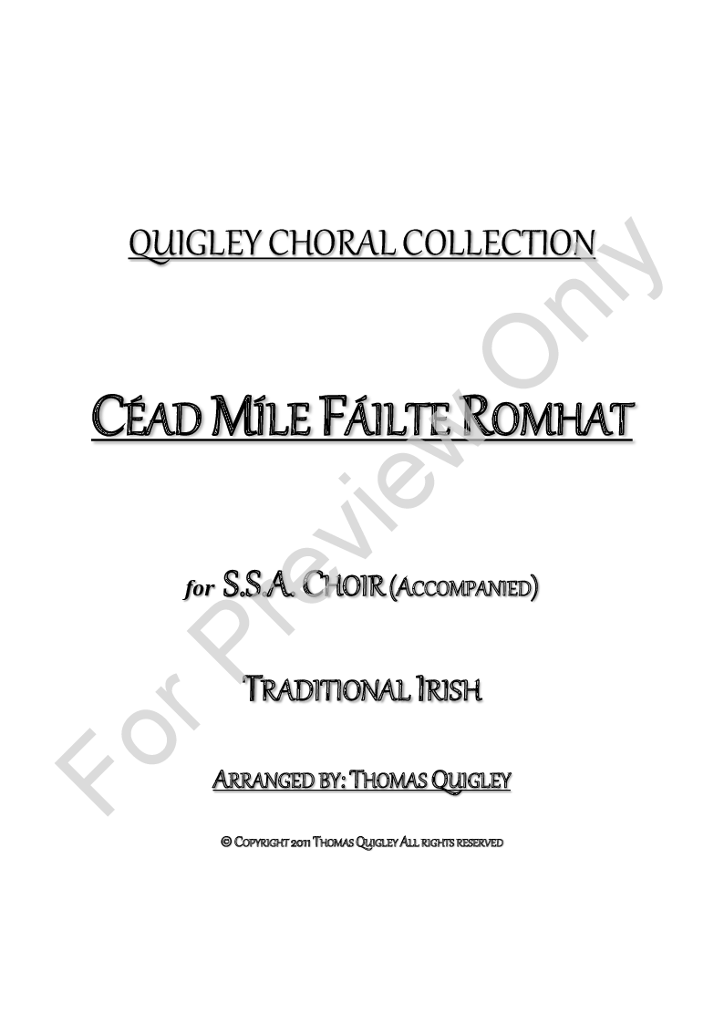 Cead Mile Failte Romhat P.O.D.