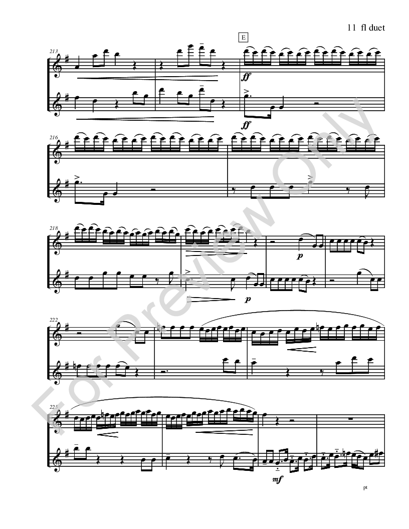 Handel Messiah Selections - Flute Duet P.O.D.
