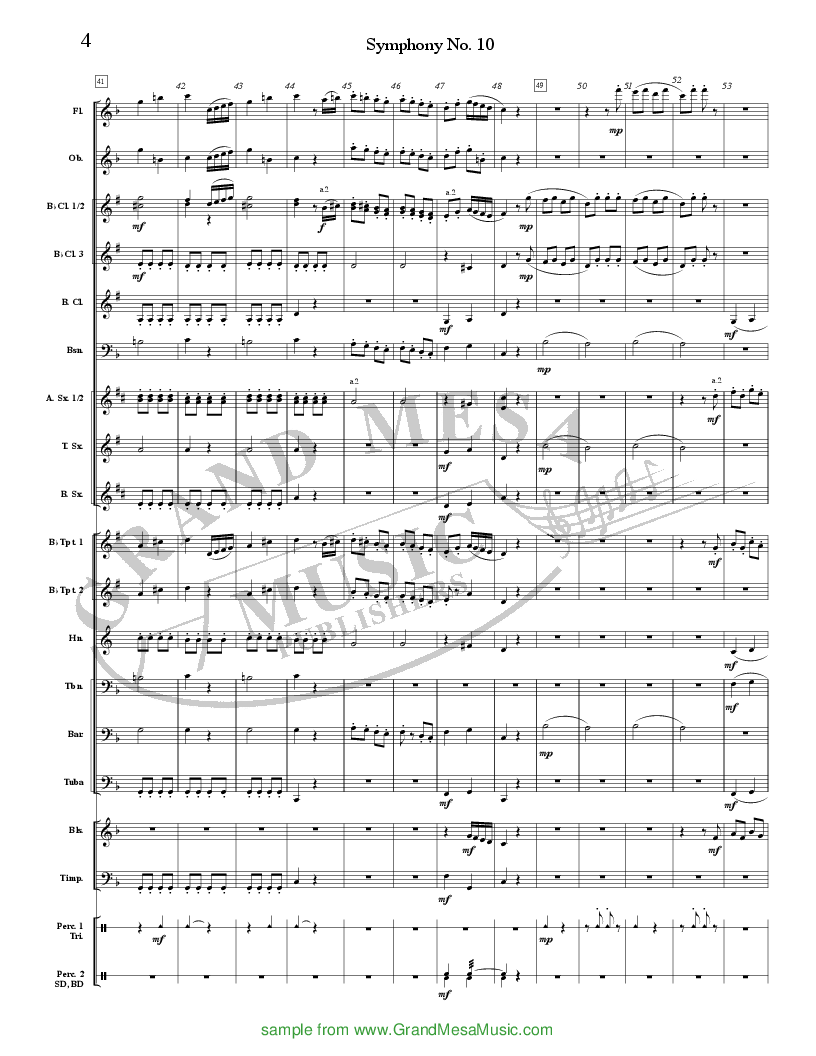Allegro from Symphony #10