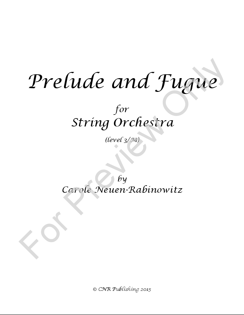 Prelude and Fugue P.O.D.