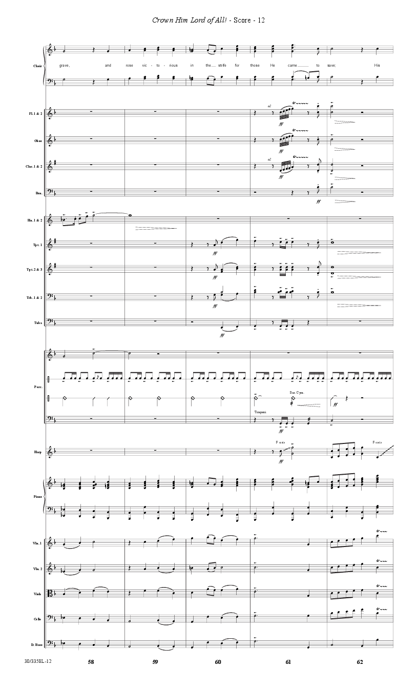 Crown Him Lord of All! Orchestration CD-ROM