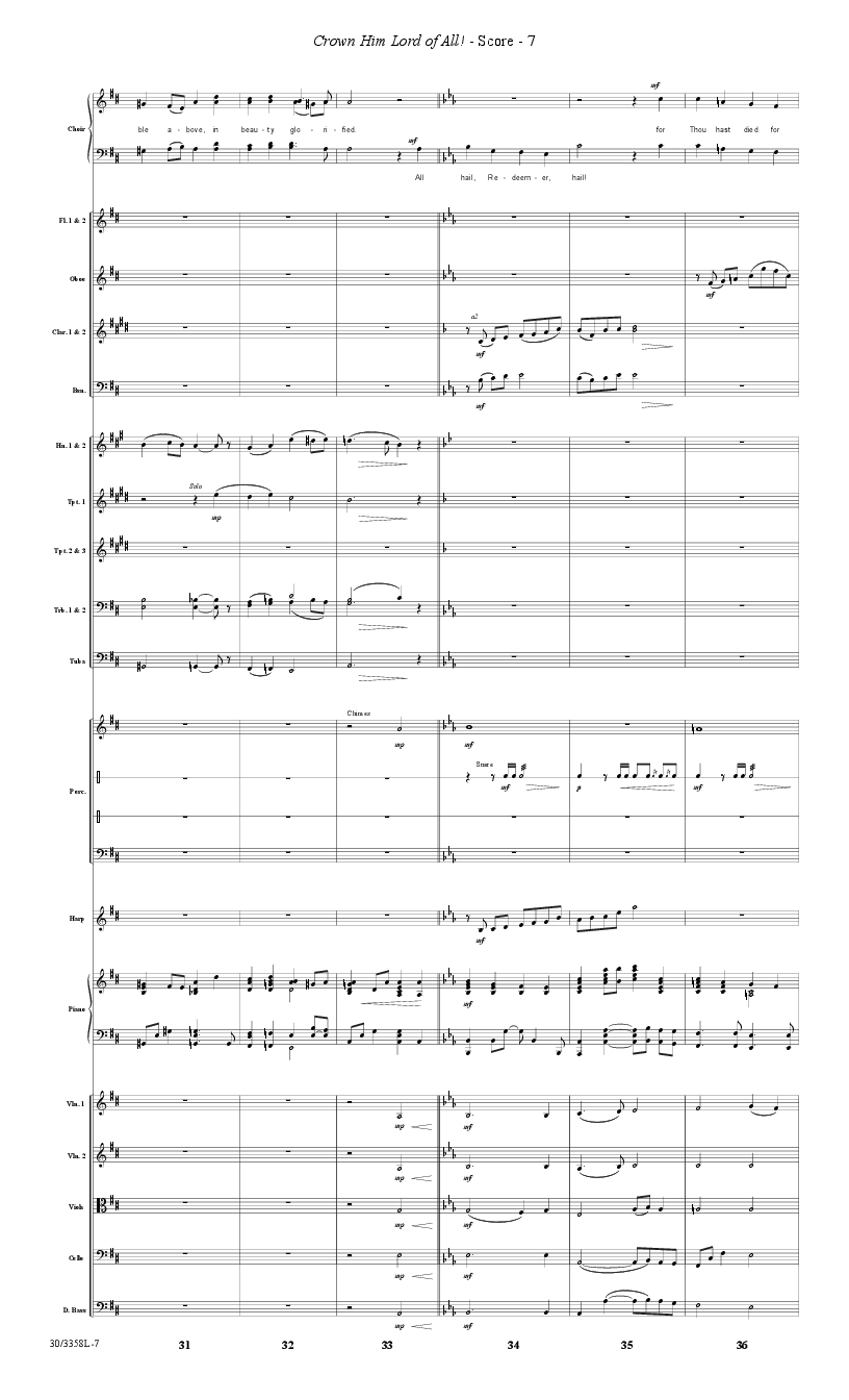 Crown Him Lord of All! Orchestration CD-ROM
