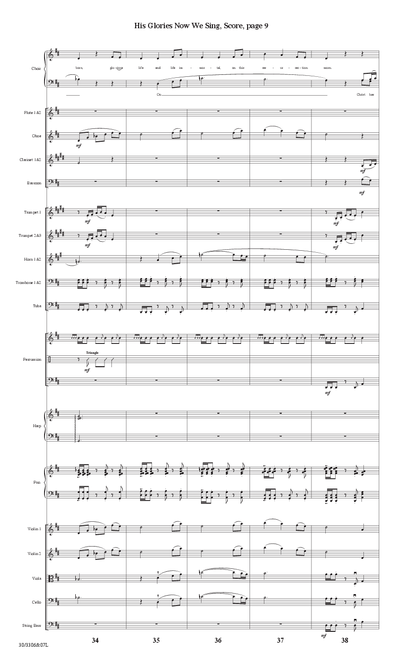 His Glories Now We Sing Orchestration CD-ROM -P.O.P.