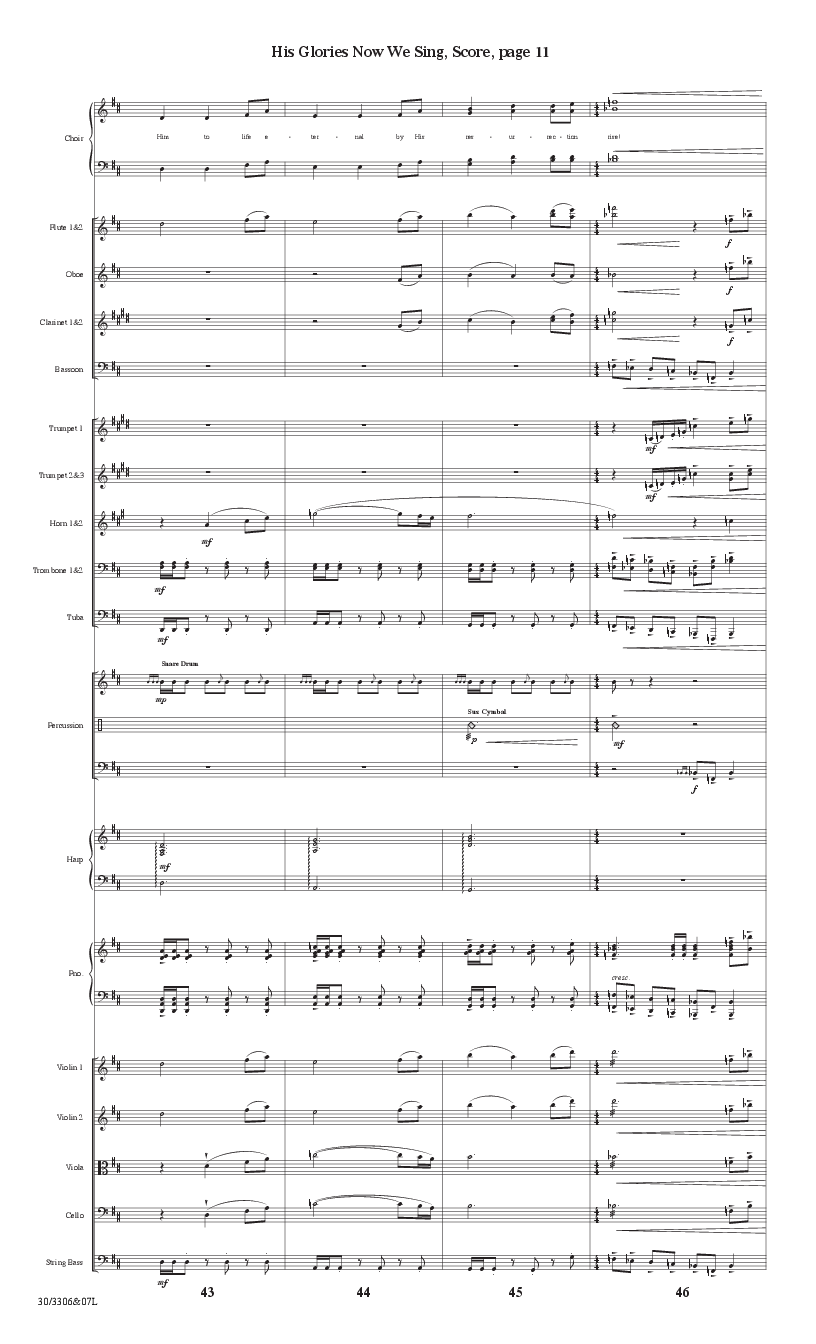 His Glories Now We Sing Orchestration CD-ROM -P.O.P.