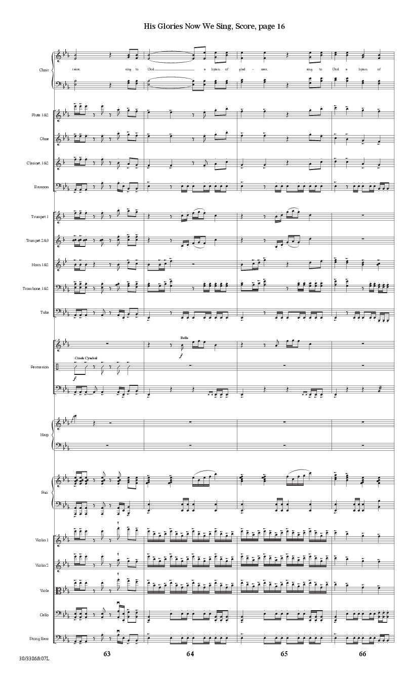 His Glories Now We Sing Orchestration CD-ROM -P.O.P.