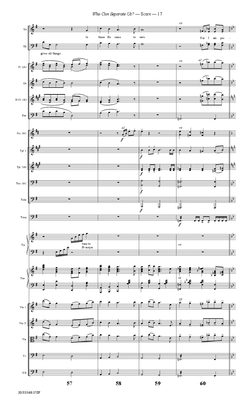 Who Can Separate Us? Orchestration