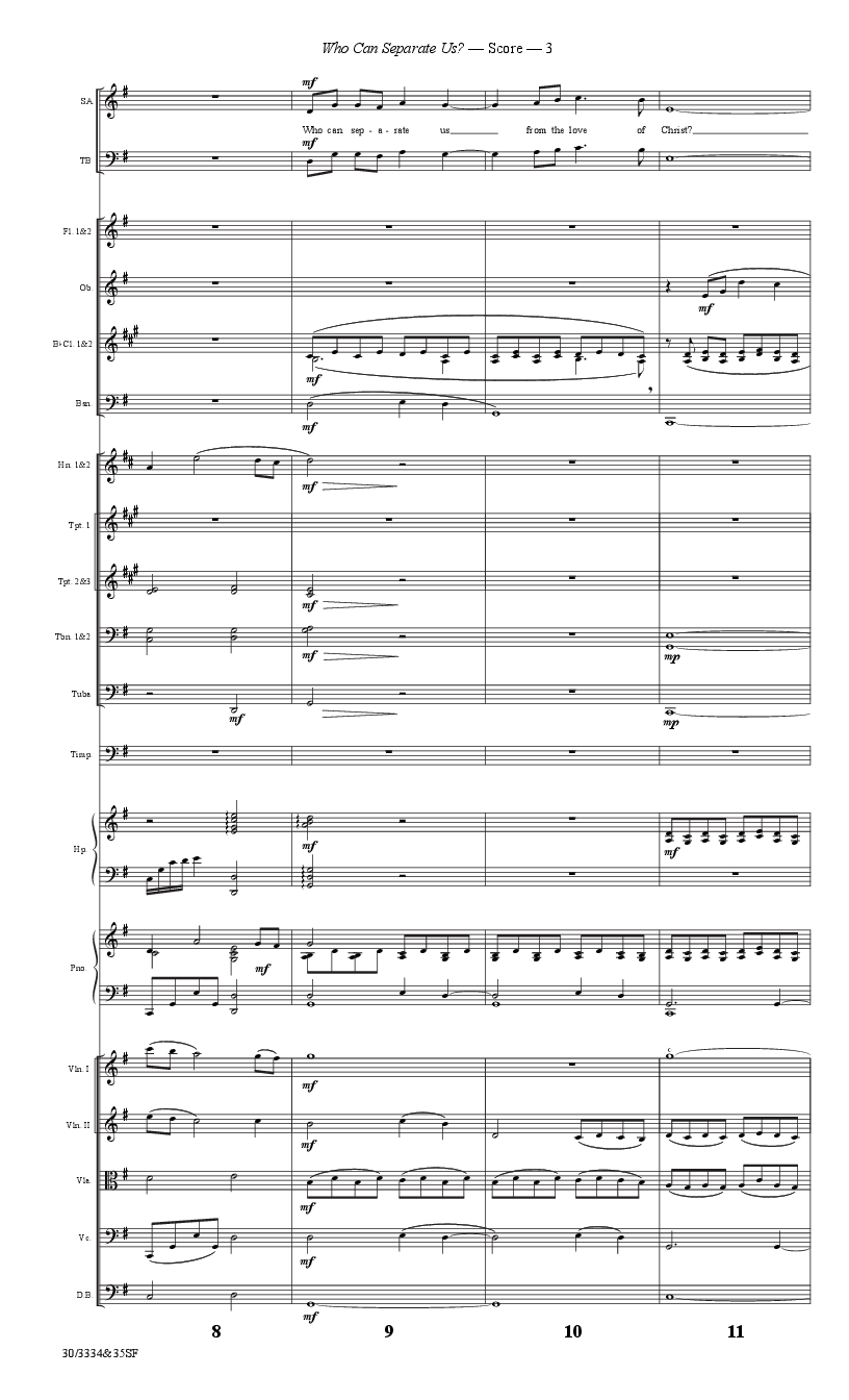 Who Can Separate Us? Orchestration