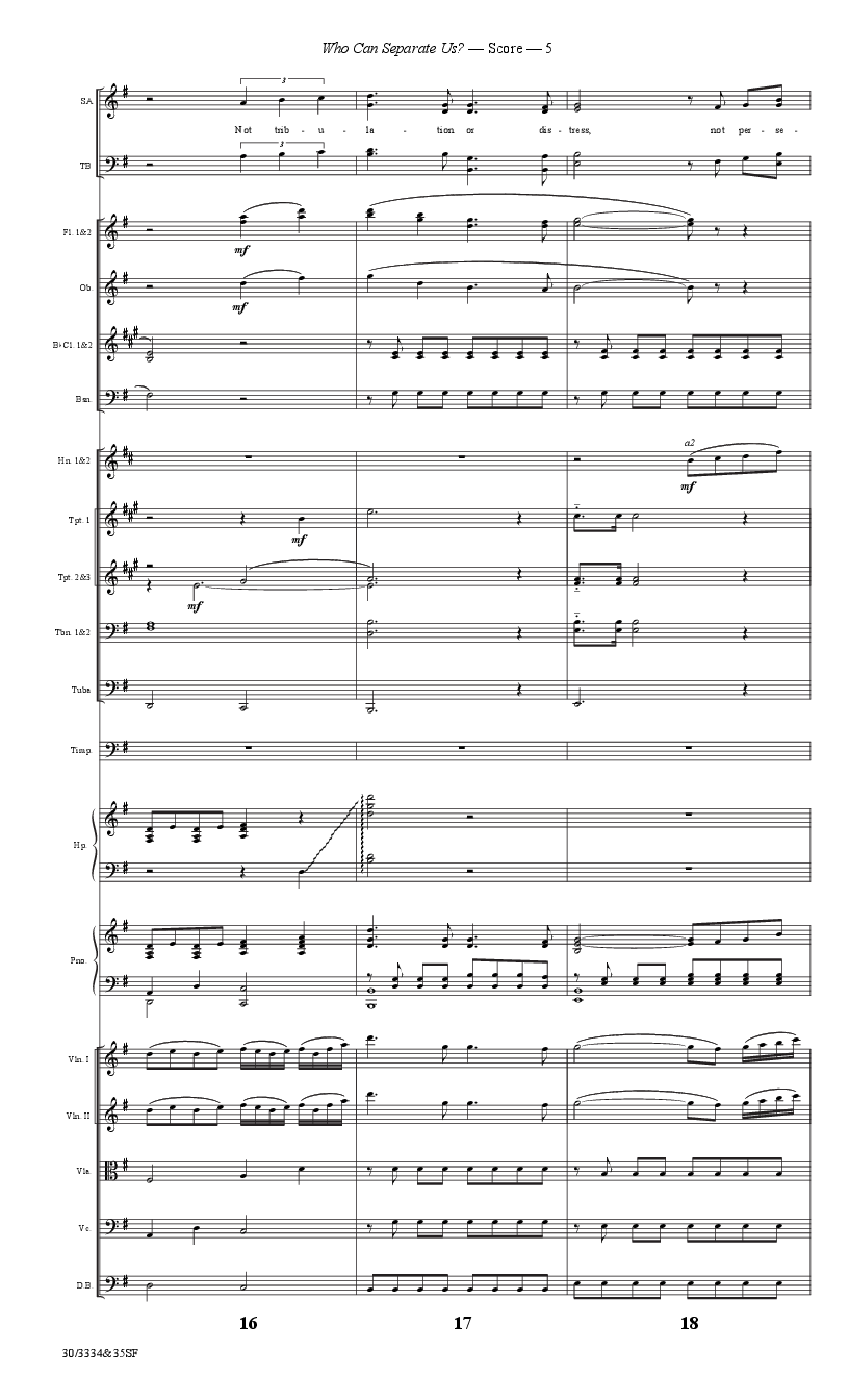 Who Can Separate Us? Orchestration