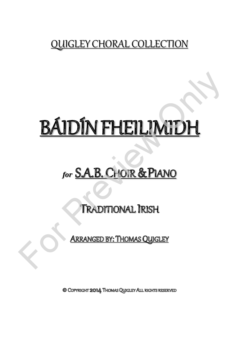 Baidin Fheilimidh P.O.D.