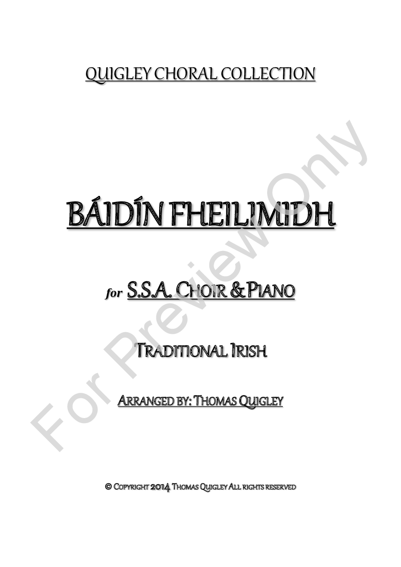 Baidin Fheilimidh P.O.D.