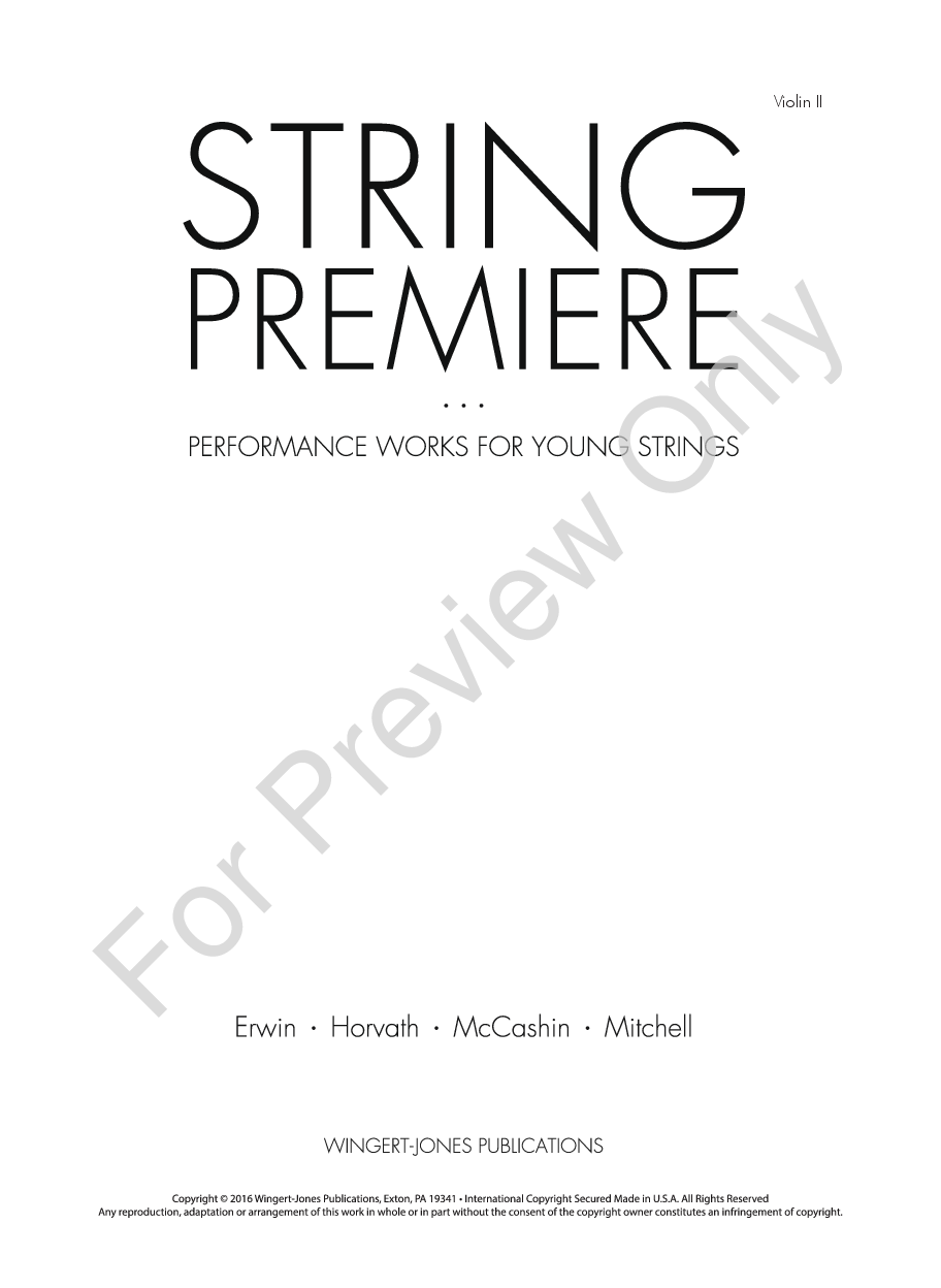 String Premiere Violin 2