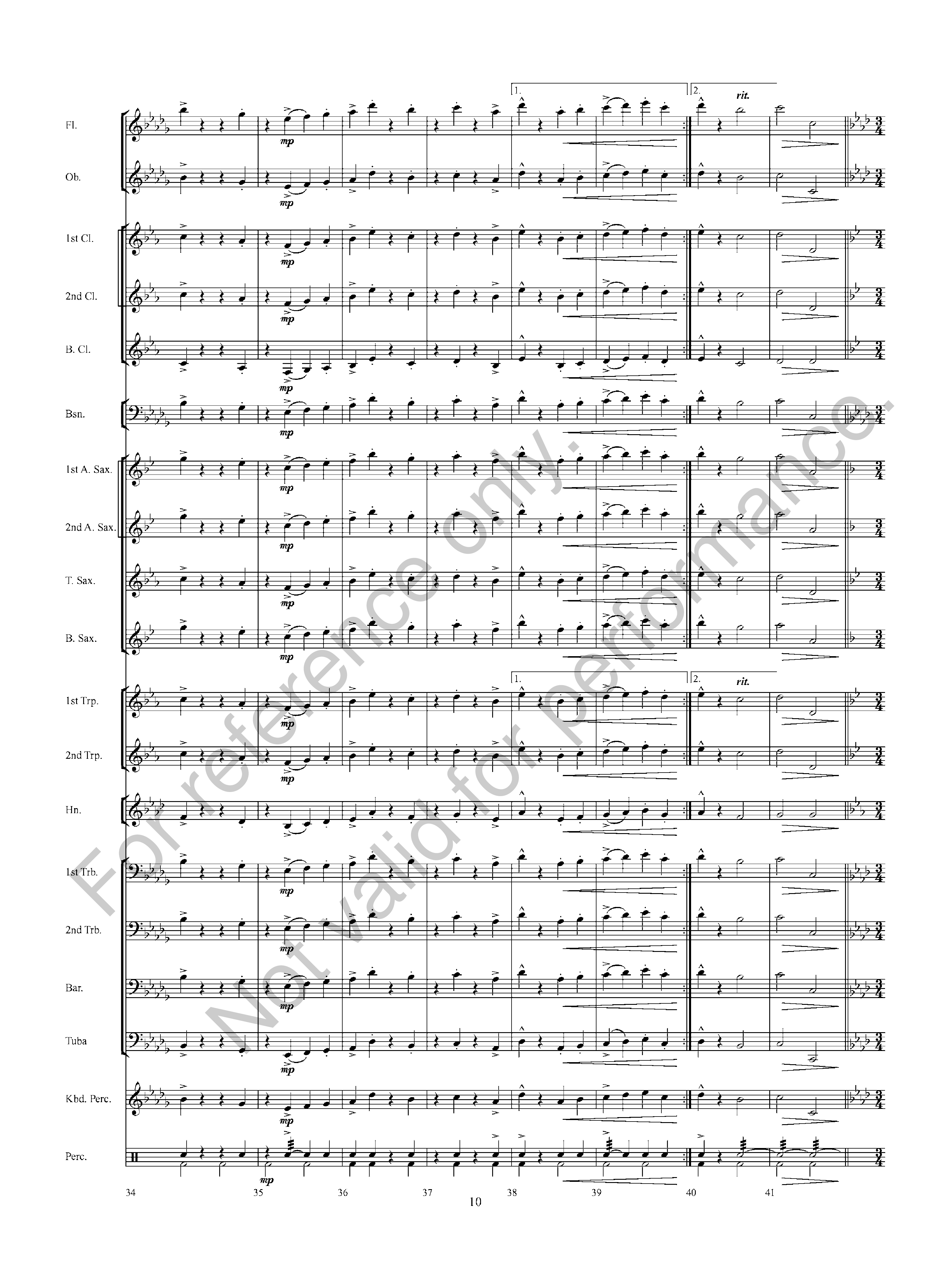 Sightreading 301 End of Instruction Assessment Pack