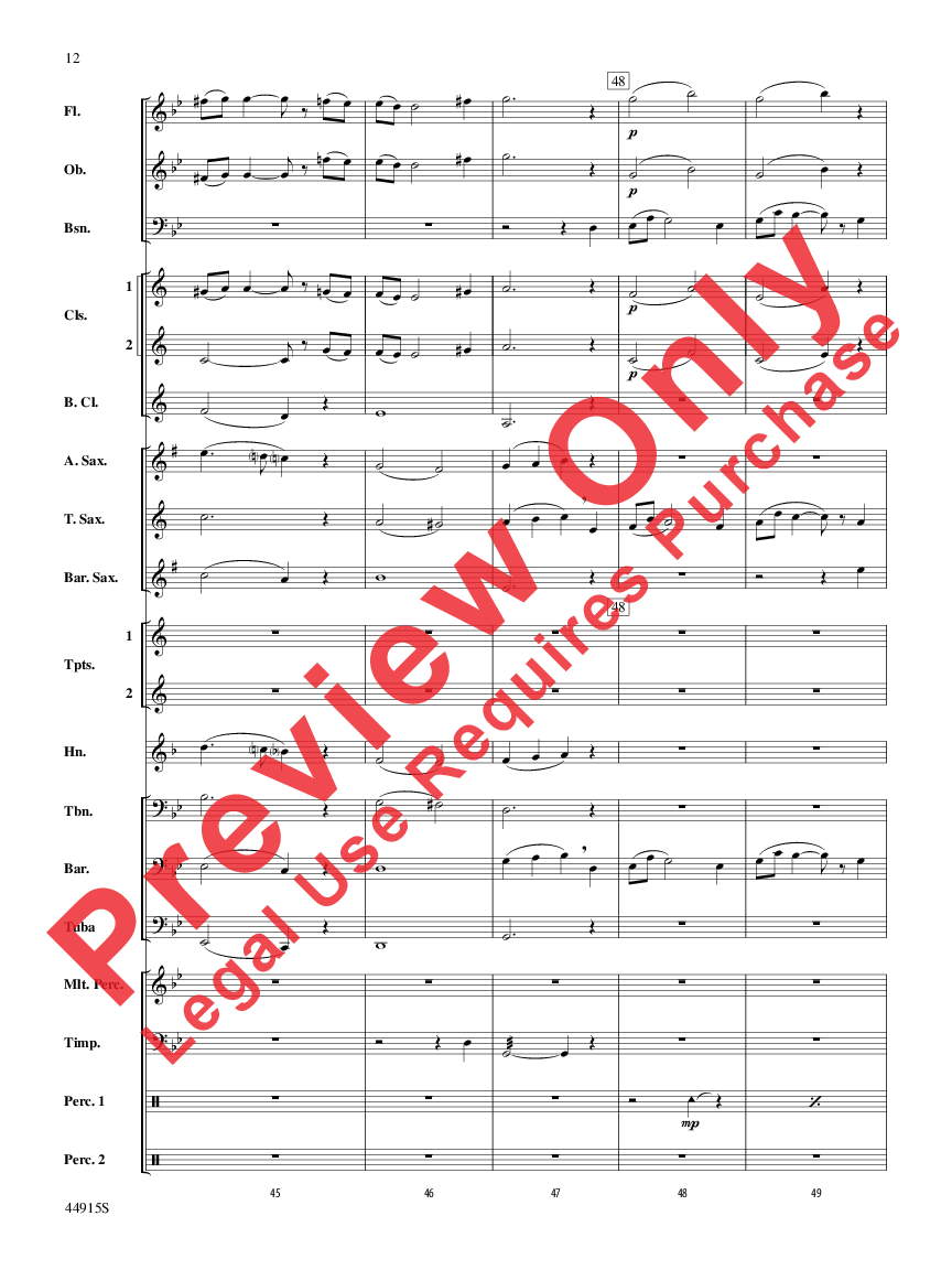 Transylvanian Lullaby Score