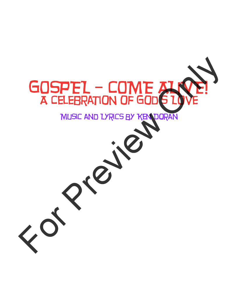 Gospel-Come Alive! A Celebration of God's Love P.O.D.