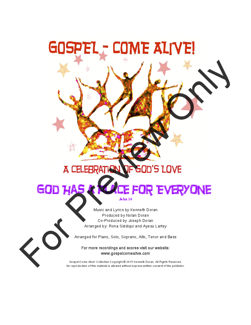 Gospel-Come Alive! A Celebration of God's Love P.O.D.